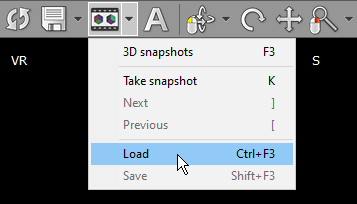 加载 3D 快照