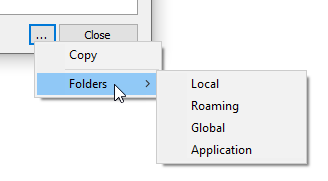 关于窗口弹出菜单