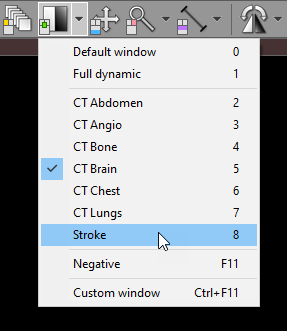 从菜单应用预设