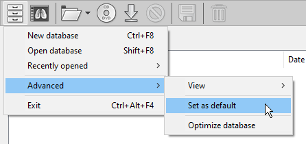设为默认数据库