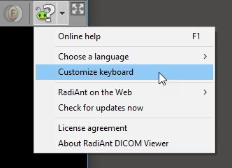 自定义键盘菜单项
