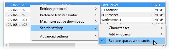 用脱字符替换空格