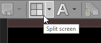 分屏按钮
